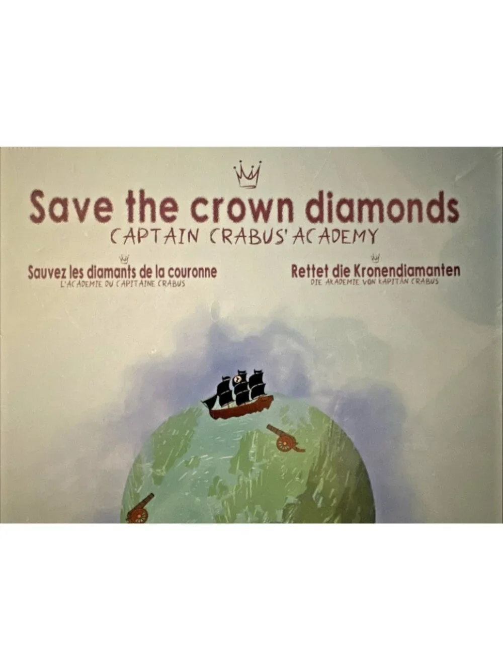 Kinder Children's Board Game Save The Crown Diamonds Captain Crabus' Academy NEW